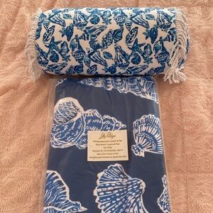 Lilly Pulitzer Beach Blanket & Pillow